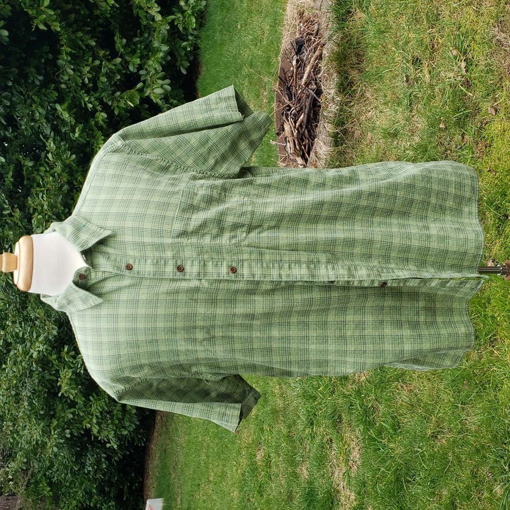 LL Bean Men's short sleeve casual shirt.